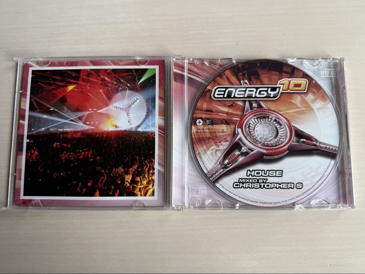 CD: Energy 10 House CD, Mixed by Christopher S – Usato da Oberried Brienz venduto da Chyara 2
