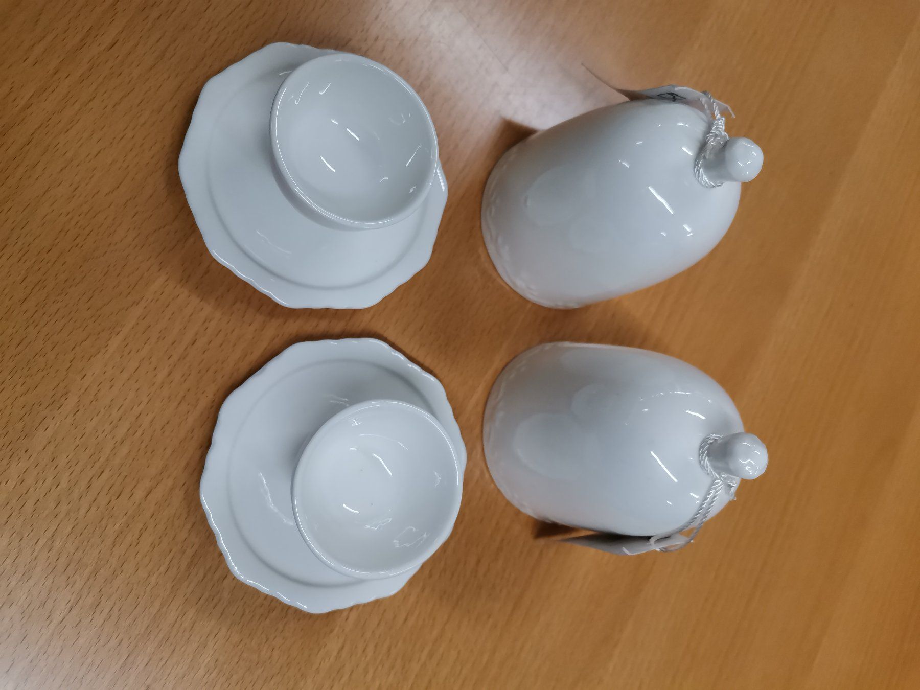 Sonstiges Geschirr: Eierbecher-Set von Chic Antique Dänemark  NEU – Neu (gemäss Beschreibung) aus Suhr von Brocki-Suhr 3