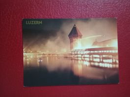 Luzern Brand Feuer Kapelbrücke 1993