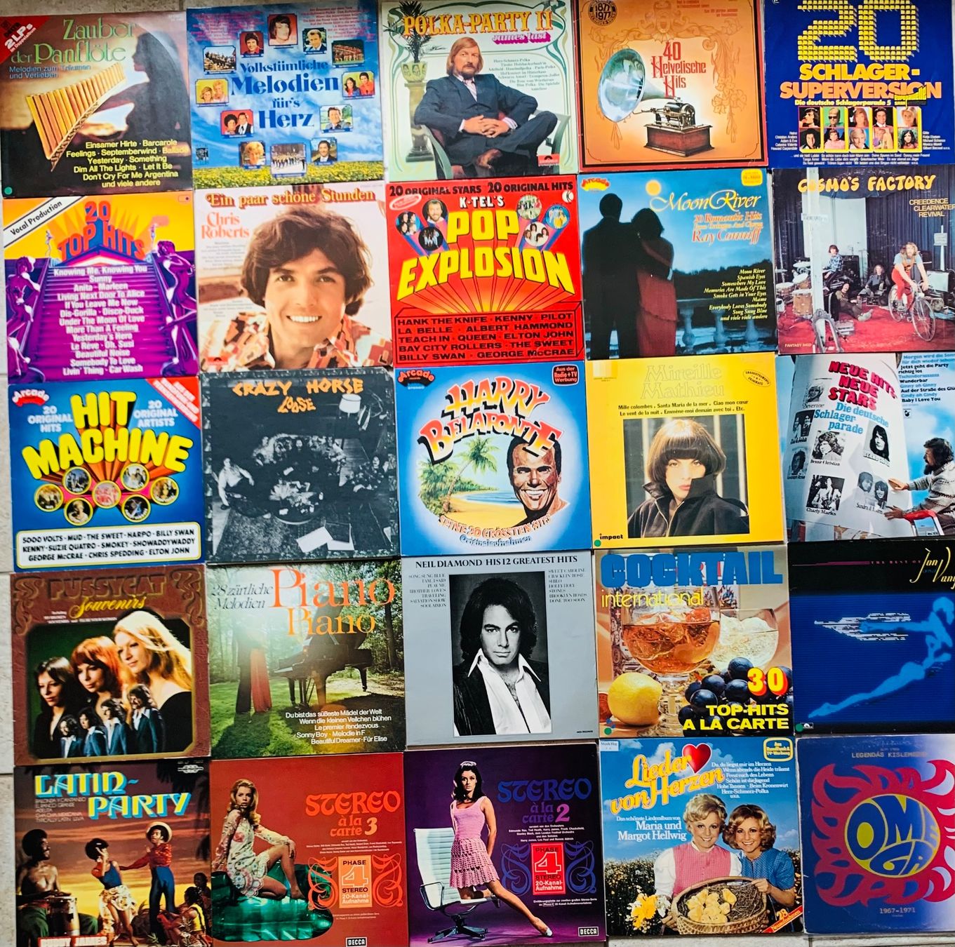 Dischi in vinile: 160x Retro Vinyl Sammlung International – Usato da Nunningen venduto da MashTape 2