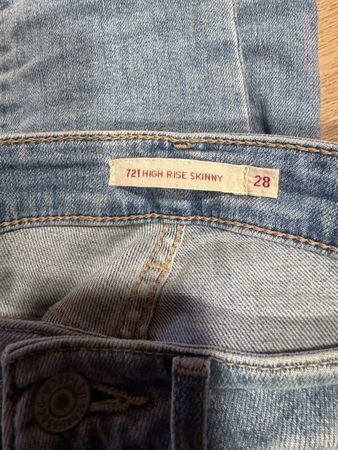 Levi's 721 High Rise Skinny Jeans, Grösse 28, Top Zustand