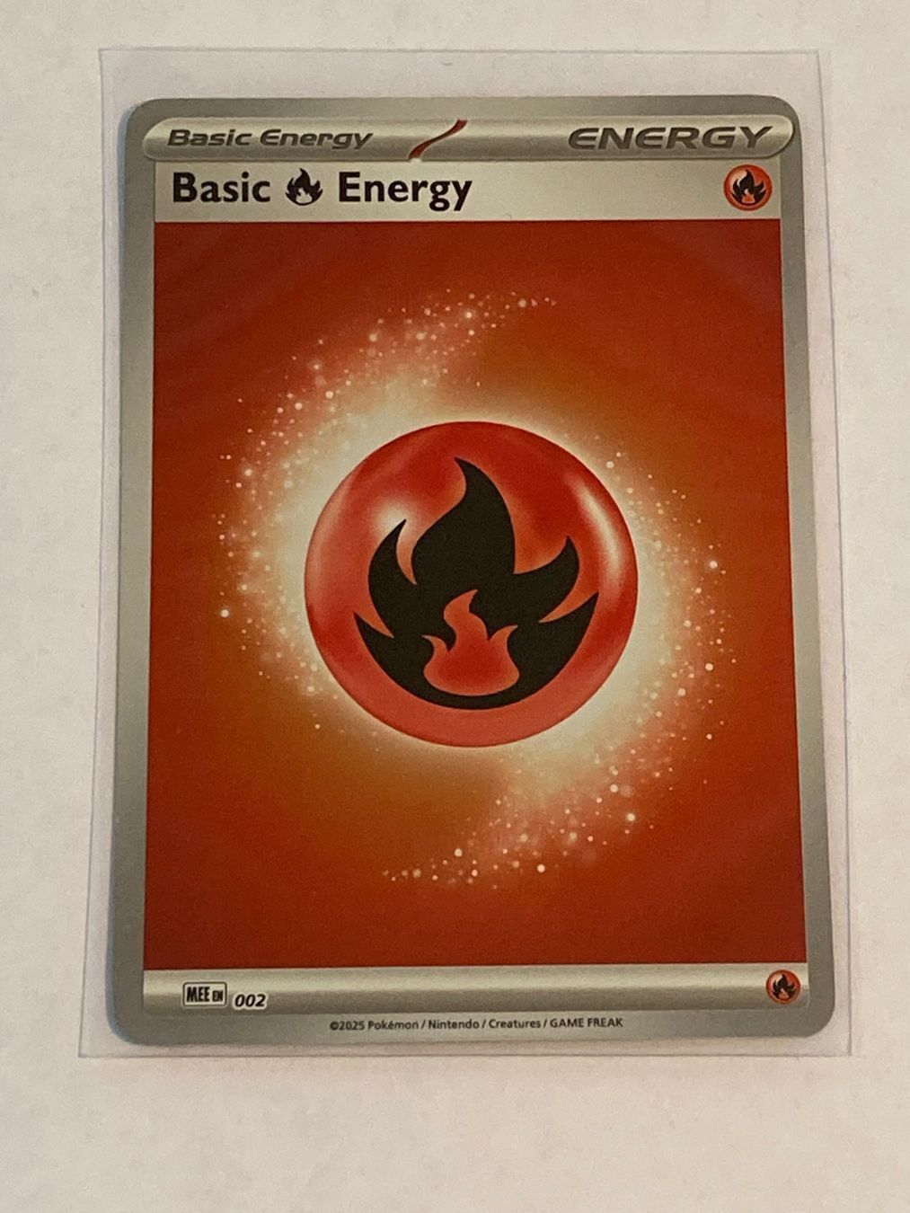 Pokémon Cartes à collectionner: Pokemon MEGA EVOLUTION Basic Fire Energy 002  🇬🇧 EN – Neuf (Voir description) à Baar par sonnenschein076