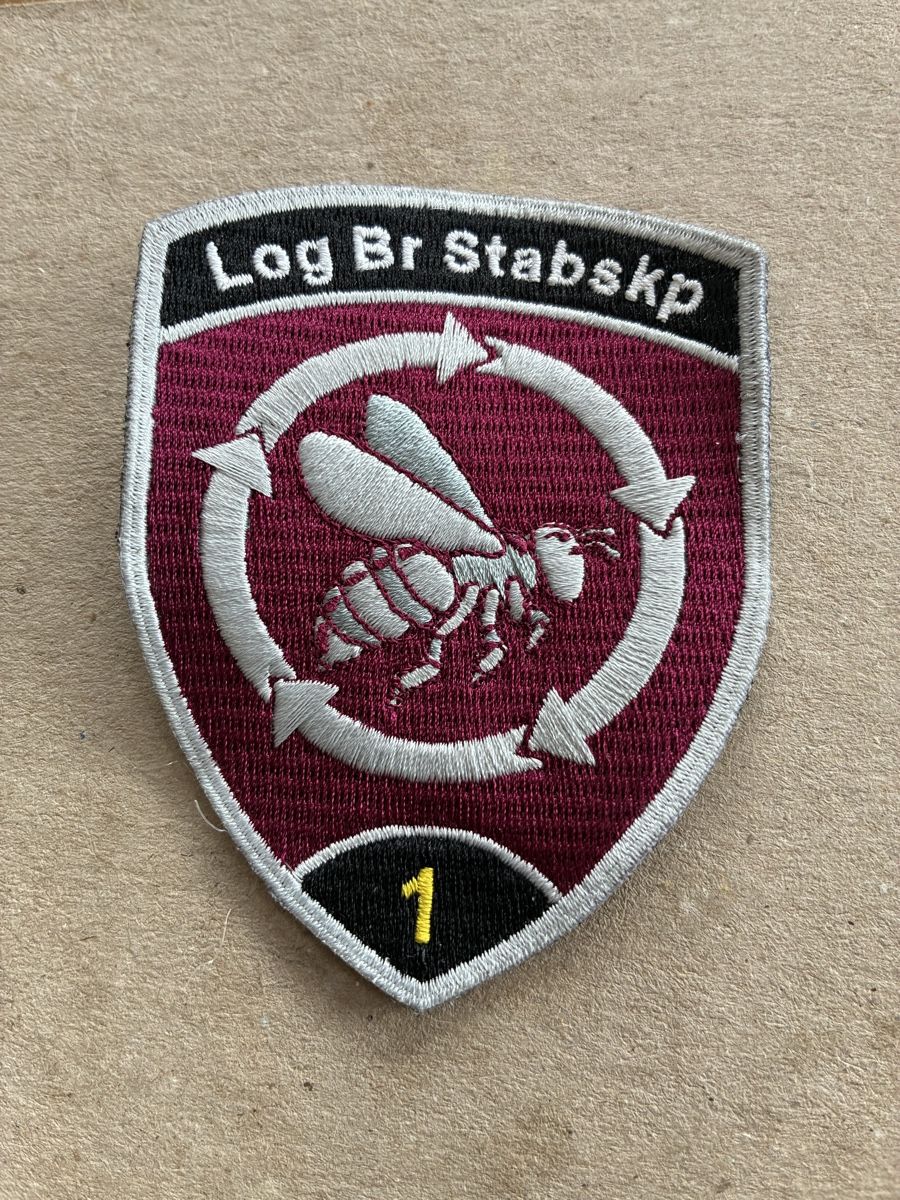 Schweizer Armee Placchette & Badge: Log br stabskp – Usato da Oberiberg venduto da reimet