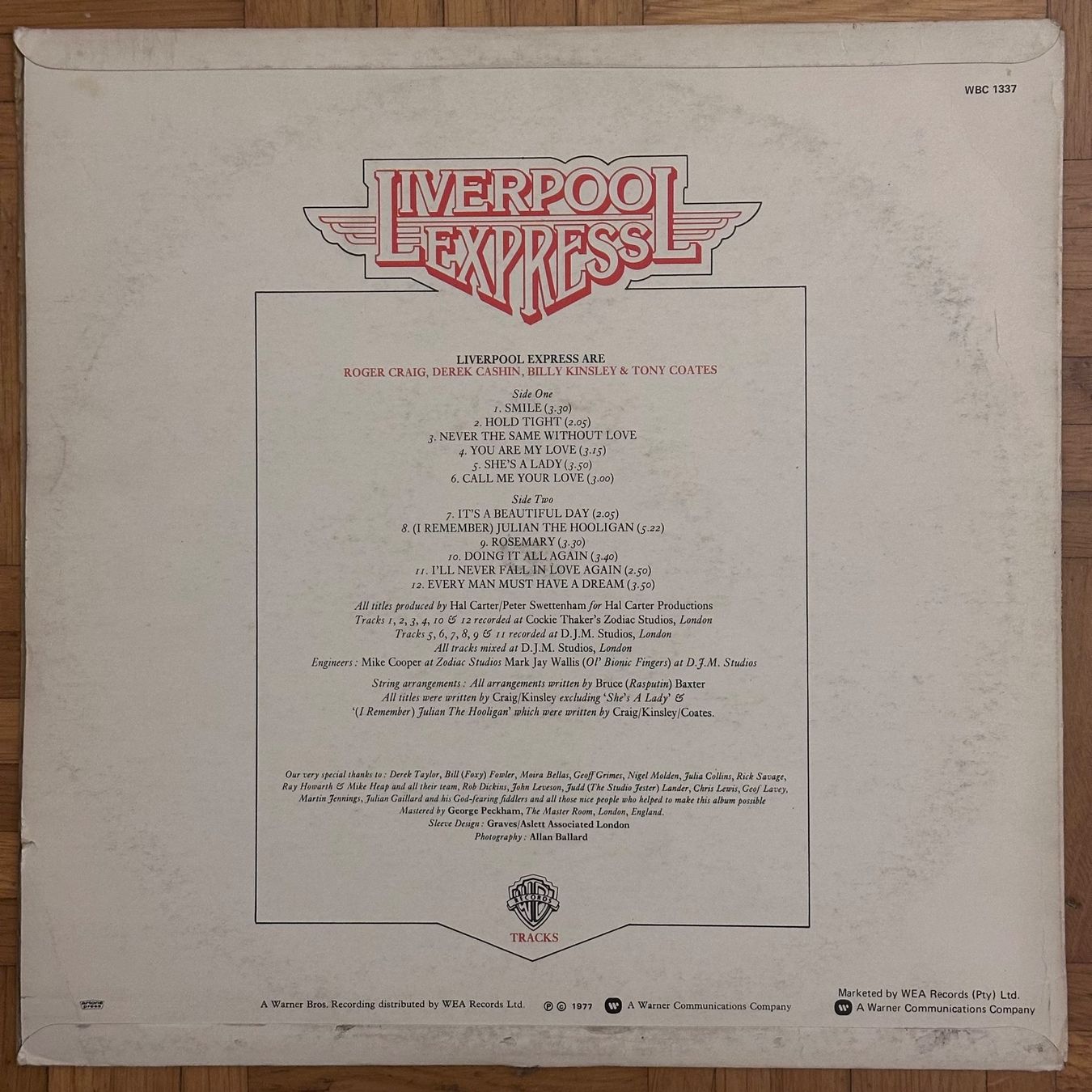 Dischi in vinile: LP - Liverpool Express - Tracks – Usato da Breganzona venduto da Onairda75 1