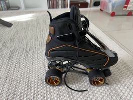 Rollerskates K2 schwarz gold (neu)