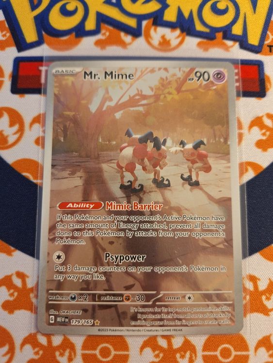Pokemon 151 Mr. Mime 179/165 Englisch | Kaufen auf Ricardo