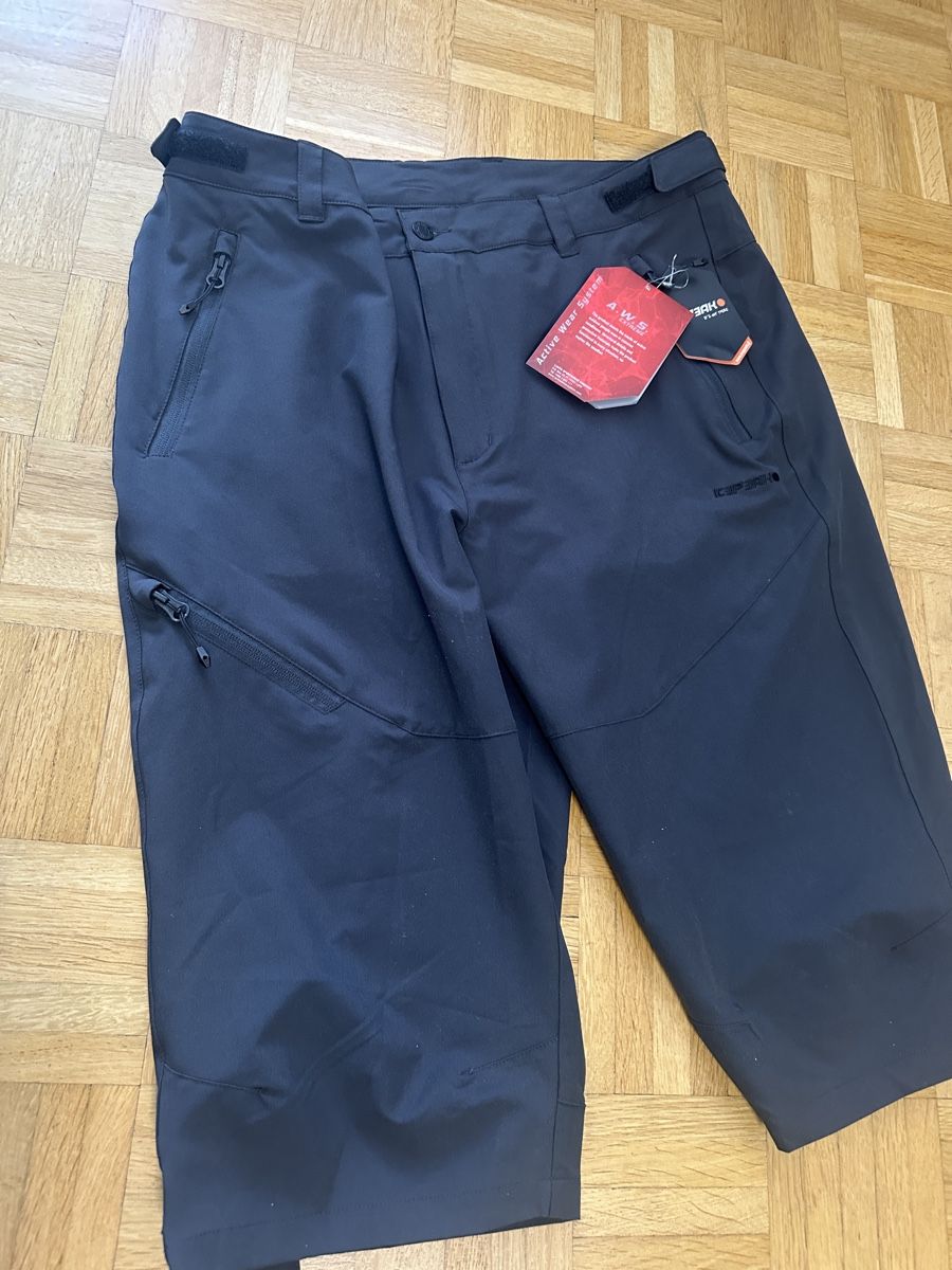 Icepeak Hosen: Icepeak Upham 3/4 Wanderhose Herren, grau, L – Neu und originalverpackt aus Neuchatel von feta_ze