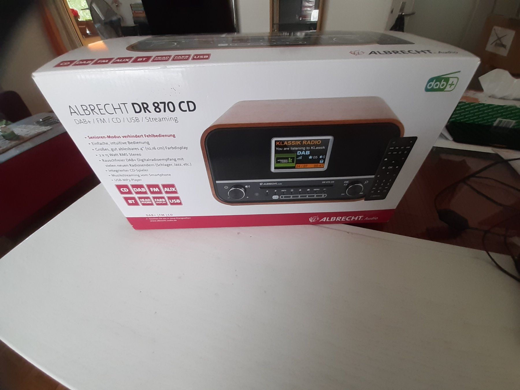 Radio: Albrecht DR 870 DAB+ Radio/CD/USB/Streaming – Usato da Domat-Ems venduto da nugipuff 3
