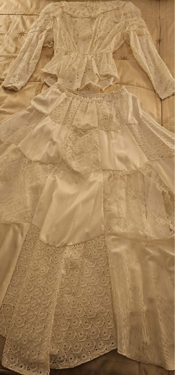 Vestiti: Weisses Spitzen Gr. 38/40 Sommerkleid Boho Hoch – Nuovo (secondo la descrizione) da Zürich venduto da Jen10 3