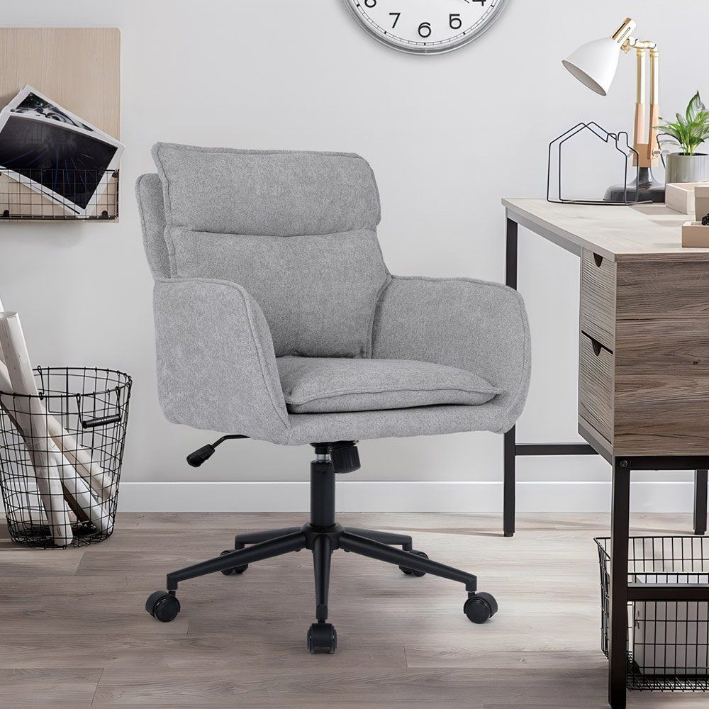 Stühle: Bürostuhl CARO aus Webstoff - Grau – Neu und originalverpackt aus Wallenwil von toesstal-vertrieb