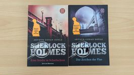 Sherlock Holmes zwei Bücher gebraucht