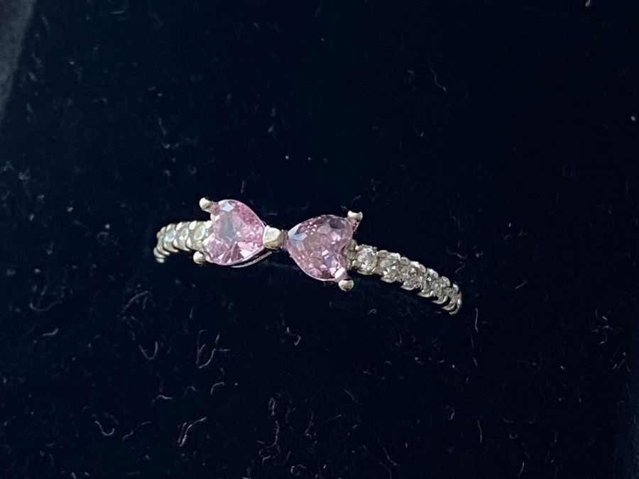 Anelli: Silber 925 Ring mit Schleife und Zirkonia – Nuovo (secondo la descrizione) da Givisiez venduto da dor_xb9k 2