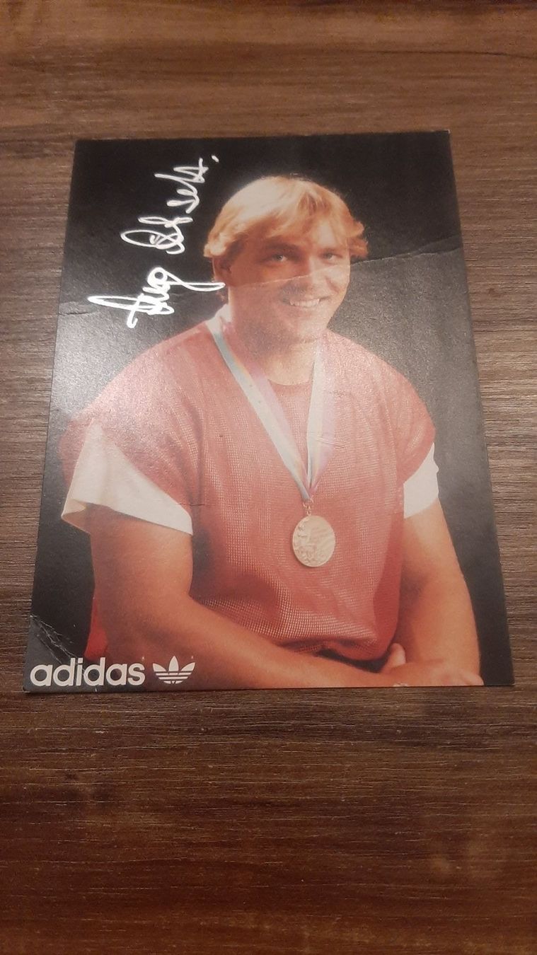 Autografi: K..108) Autogrammkarte Hugo Dietsche – Usato da Wil SG venduto da AmandaCreations