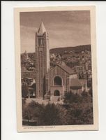 AK 1937  Antoniuskirche Zürich , Flugmeeting Stempel 🤓