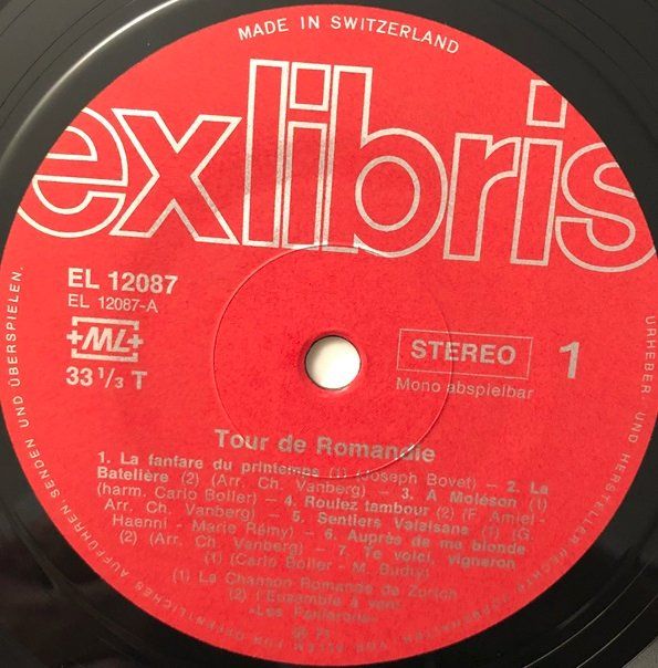 Dischi in vinile: Tour de Romandie (LP) – Usato da Grüningen venduto da azulmarron 2
