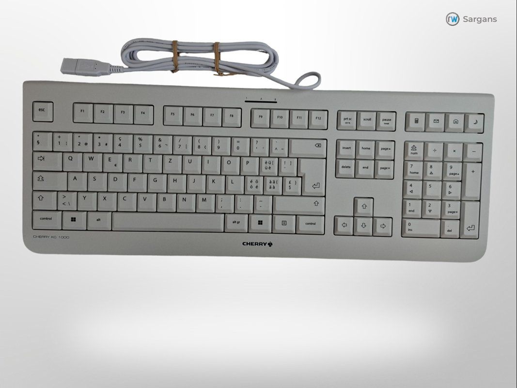 Tastaturen: CHERRY Kc 1000 Tastatur – Neu (gemäss Beschreibung) aus Sargans von Restwert_Sargans