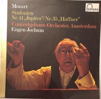 Mozart – Sinfonien Nr. 41 und Nr. 35 (LP, Eugen Jochum)