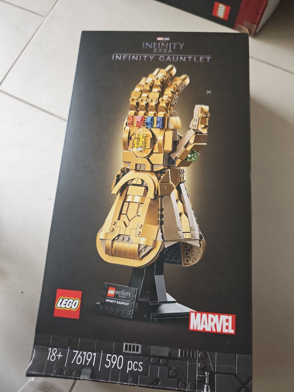 Lego Giocattoli: LEGO Marvel Infinity Gauntlet 76191 Modell aufgebaut – Nuovo (secondo la descrizione) da Seengen venduto da Highbornhorizon 1