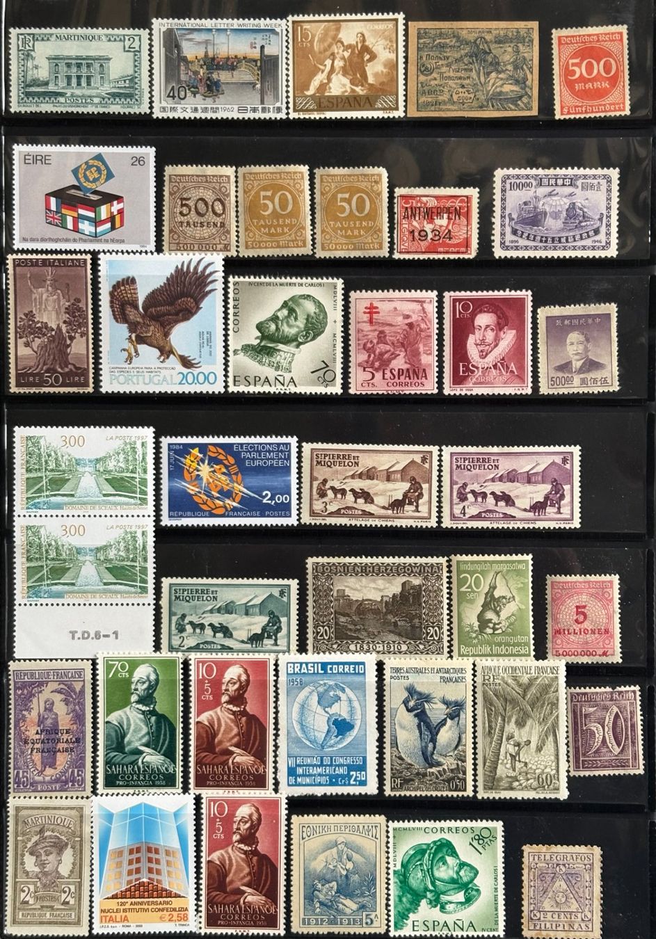 Tutti i francobolli: LOT BRIEFMARKEN INTERNATIONAL – Usato da Ostermundigen venduto da Wyatt-Earp