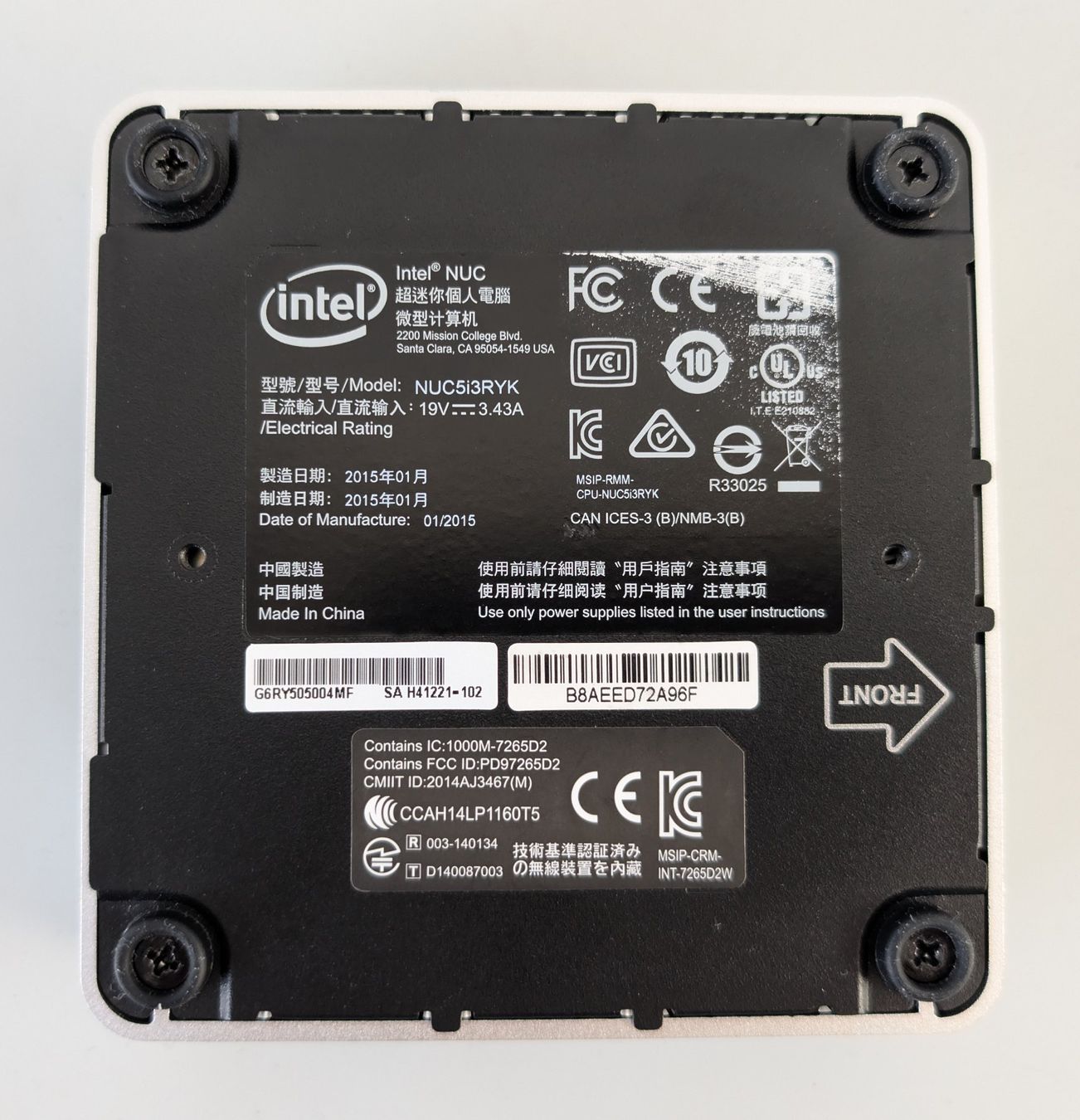 Intel PCs: Intel NUC Kit NUC5i3RYK – Gebraucht aus Dietlikon von ComdatAG 3