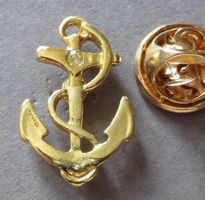 PIN, GOLDIGER ANKER MIT STEINCHEN