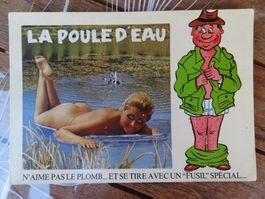 Erotik - AK -  La poule d'eau