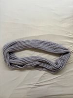 Snood écharpe tricot violette bon état