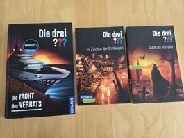 Die drei ??? Jugendbücher, 3 Bände, guter Zustand