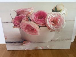 Bild Rosenstrauss frische Blumen romantisch Dekoration