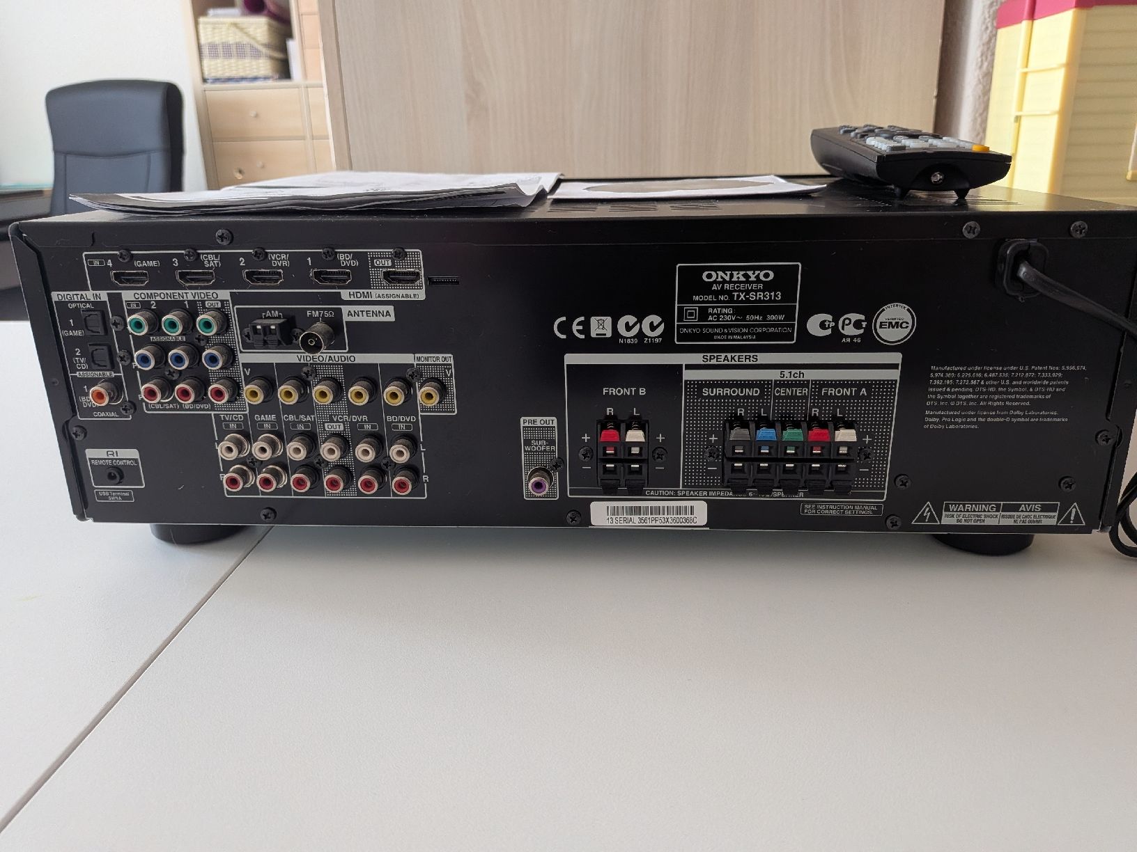 Onkyo Ricevitori: Receiver Onkyo TX-SR313 NEU – Nuovo (secondo la descrizione) da Rothenburg venduto da hackejoni 2