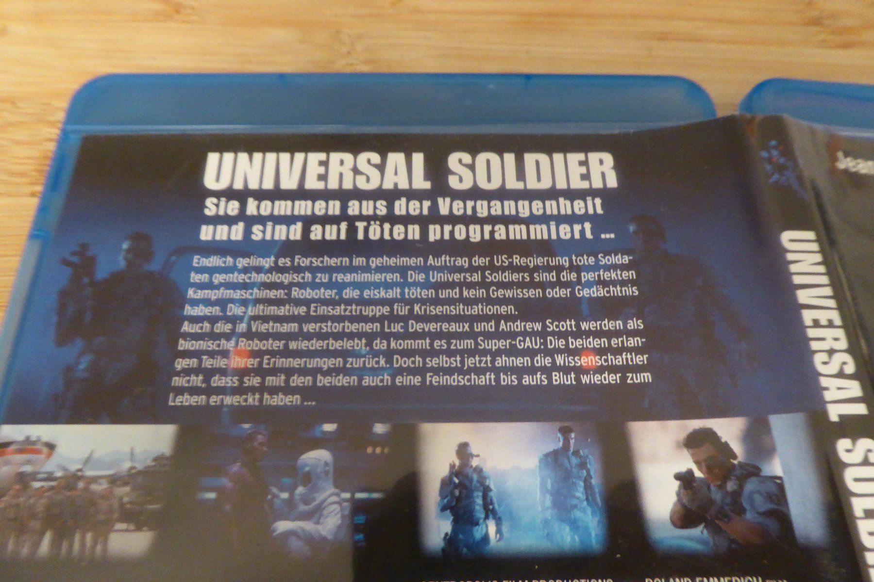 Alle DVDs: Bluray Universal Soldier – Gebraucht aus Allschwil von Summelsarium 1
