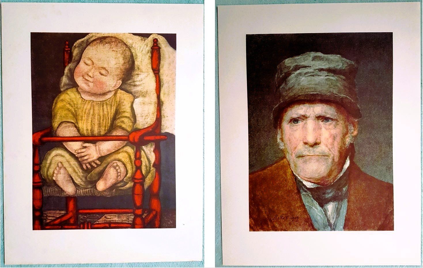 Gemälde: Antike Kunstdrucke / Kunstmappe 'Schweizerischer Beobachter' – Gebraucht aus Winterthur von chvch 3