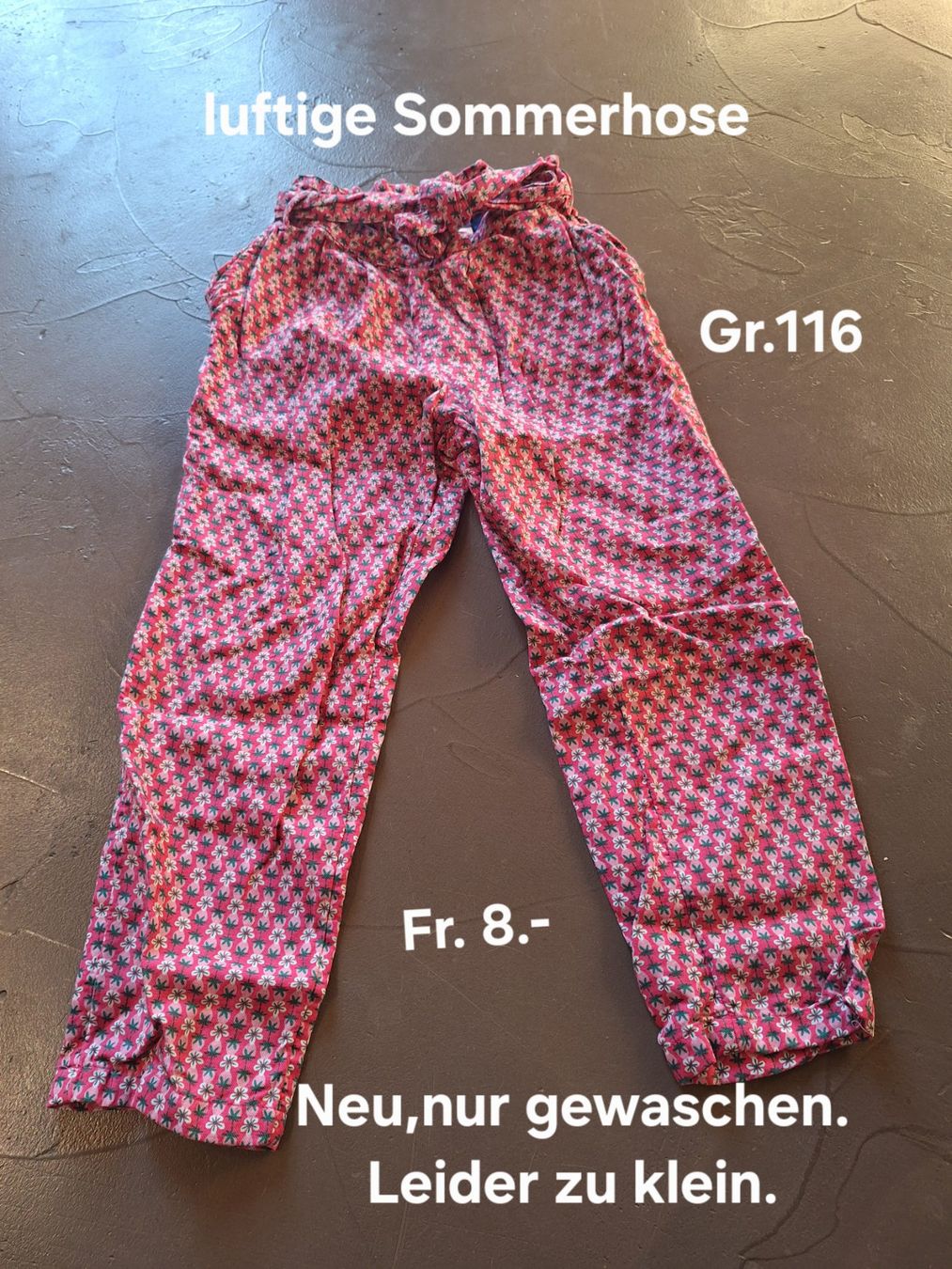 Okaidi Pantalons: Leichte Mädchen Sommerhose – Neuf (Voir description) à Erlenbach i. S. par b.ogi85