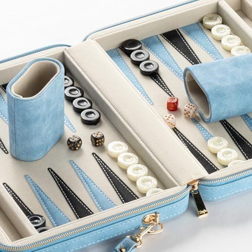 Spiele: Backgammon klassisches Brettspiel mit faltbarem – Neu und originalverpackt aus Hundwil von Stallone6 5