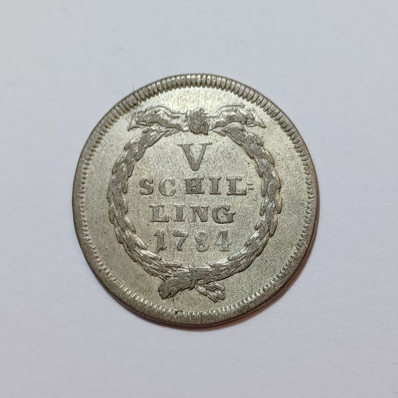 Tutti le monete: 5 Schilling 1784 Zürich – Usato da Pfäffikon ZH venduto da Schweizer_Muenzen