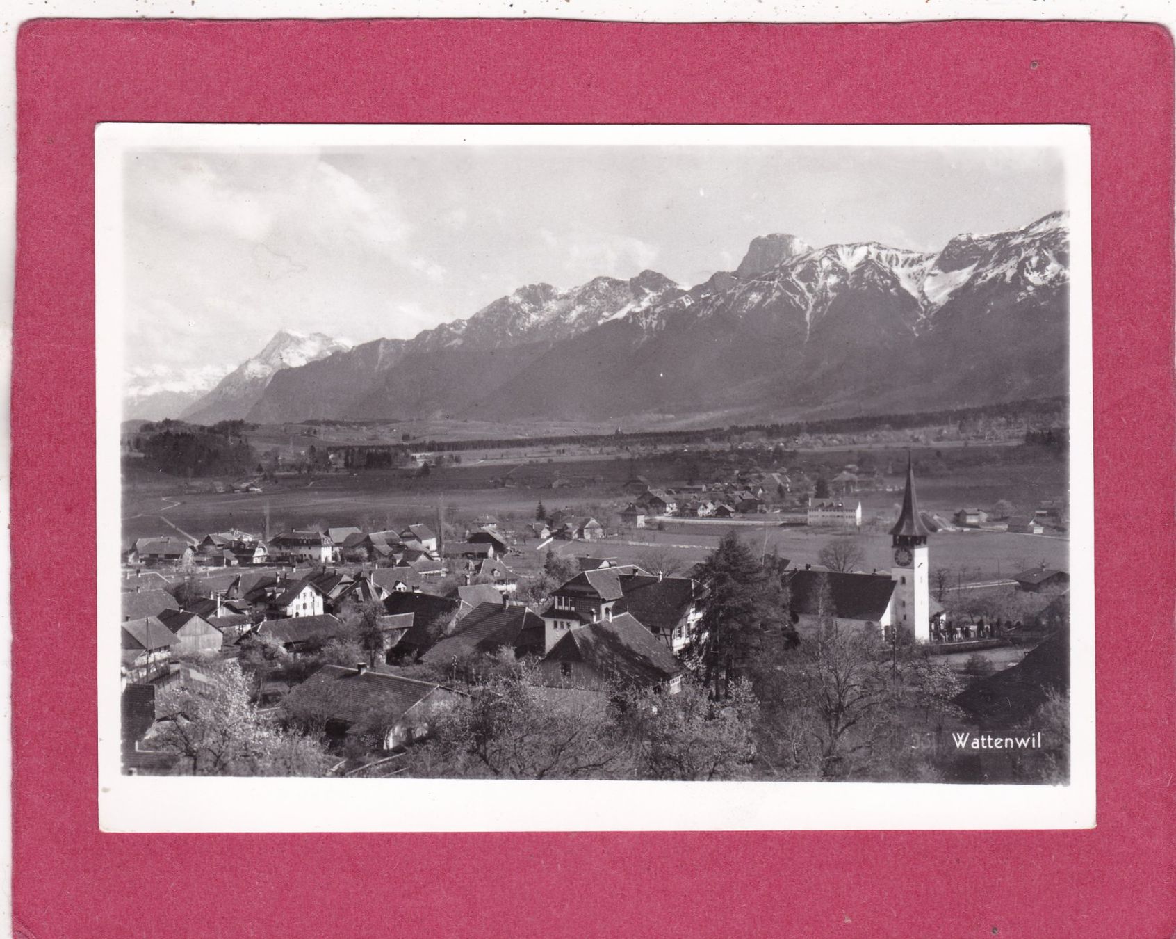 Ansichtskarten: Wattenwil 1957 – Gebraucht aus Herisau von Lisegrat2008