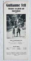 Tellspiele in Interlaken: Prospekt von 1935