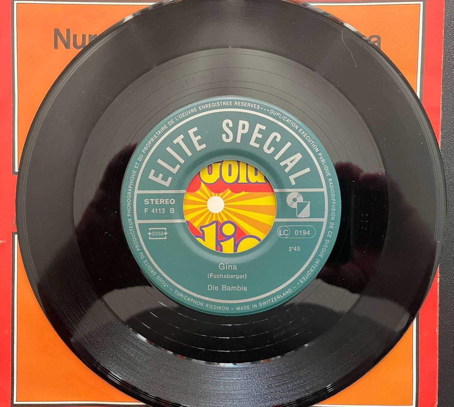 Dischi in vinile: 7", Die Bambies, Nur ein Bild von Dir, CH – Usato da Kleinlützel venduto da Vinylspezi 2