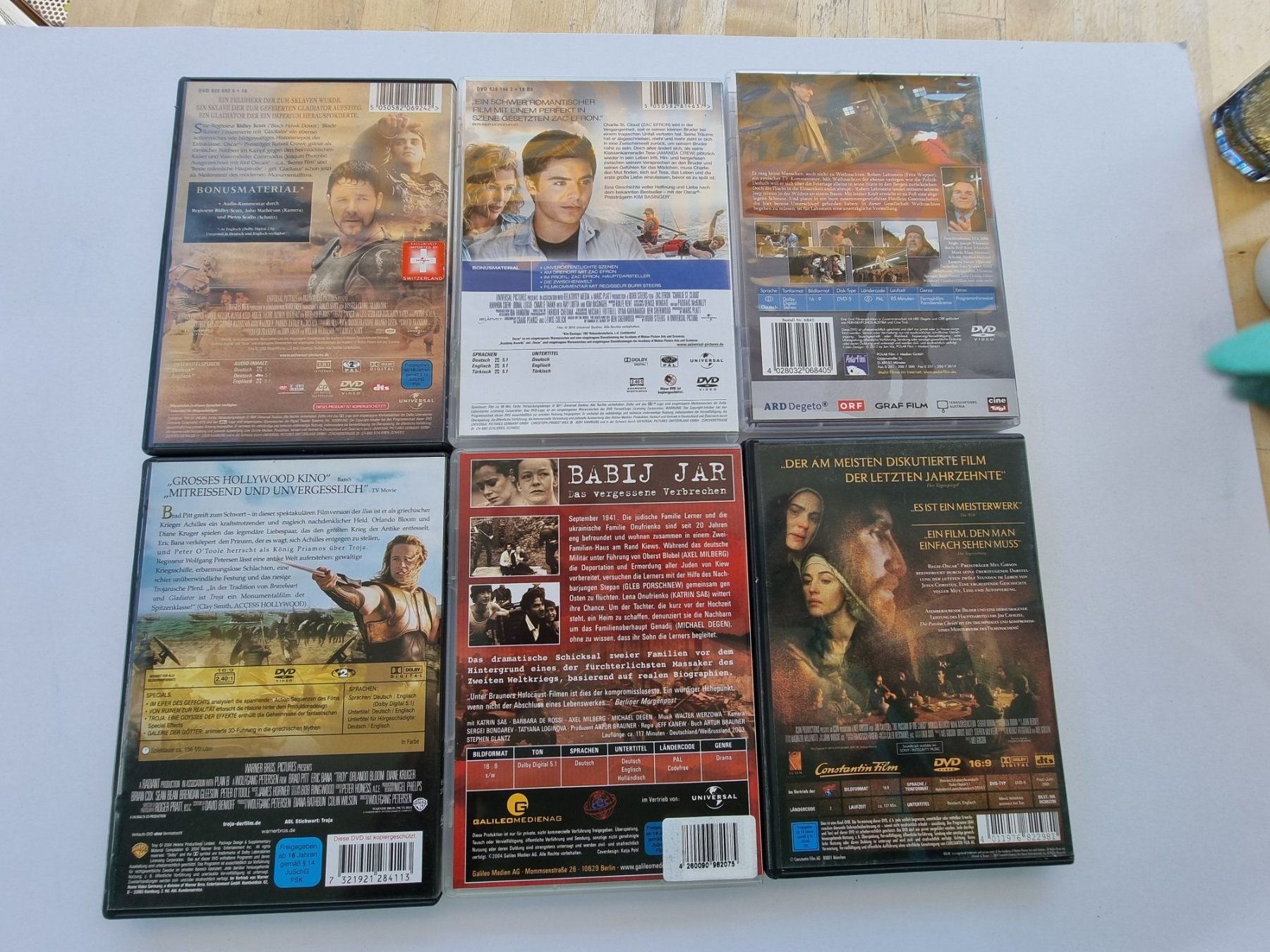 Tutti i DVDs: 6 DVD's – Usato da Winterthur venduto da Christinakim 1