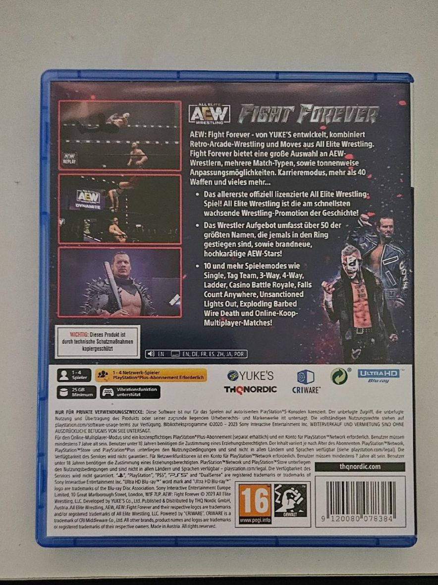 Sony Spiele: AEW Fight Forever / PS5 – Neu (gemäss Beschreibung) aus Rümlang von TheMagicMan 1