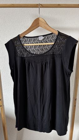 Bluse, Schwarz, Gr. M