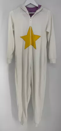 Fleece Einhorn Onesie Pyjama mit Stern Gr. S