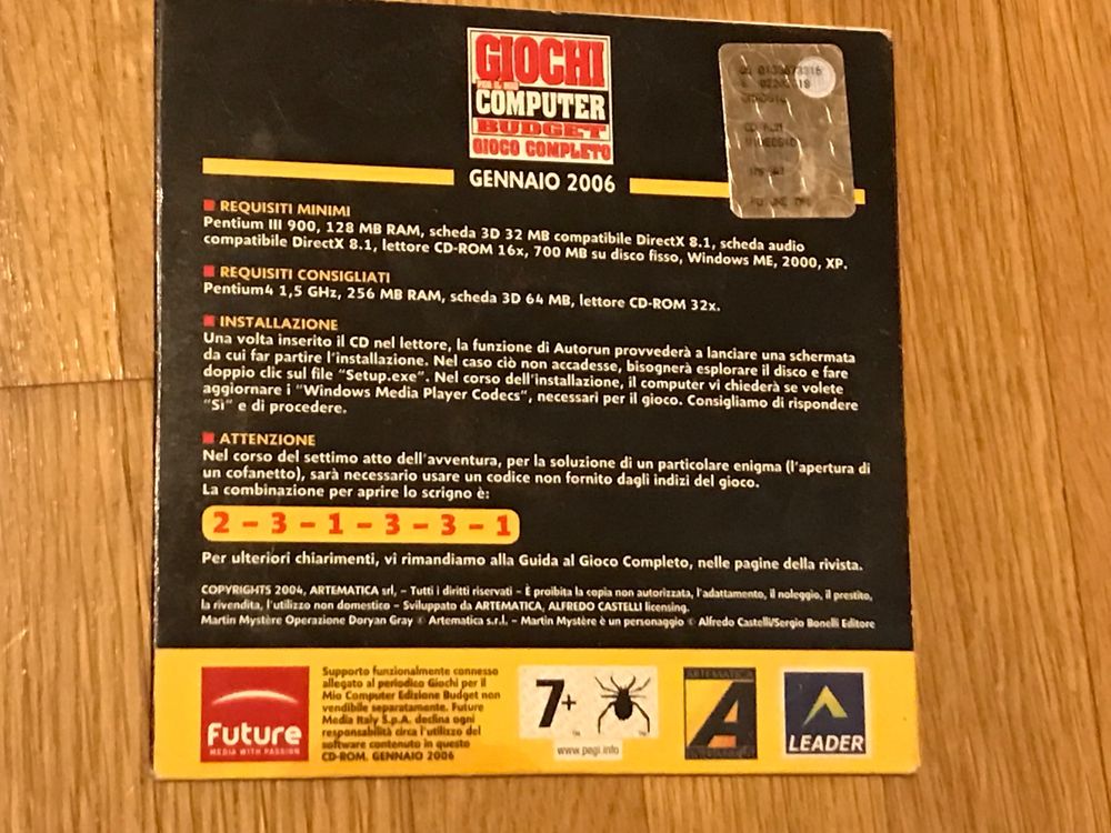 Martin Mystère Operazione Dorian Gray (PC) Kaufen auf Ricardo