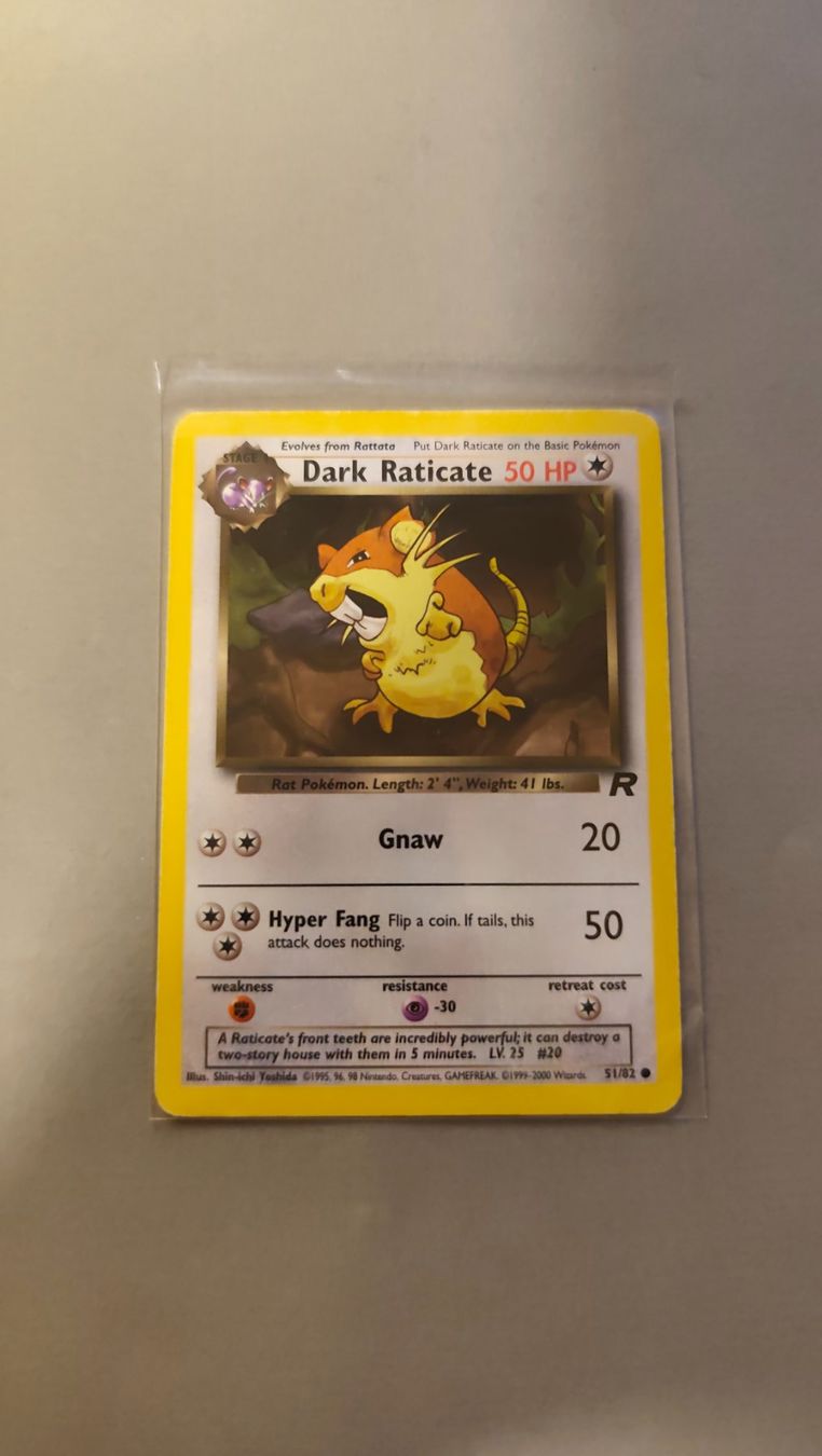 Pokémon Carte collezionabili: Dark Raticate  - Team Rocket – Usato da Kehrsatz venduto da Riyouu 2