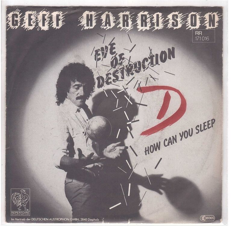 Schallplatten: Geff Harrison  --  Eve of Destruction  Single7 – Gebraucht aus Rheinau von asteng