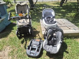 Poussette et cosy bébé lot complet 3 pièces 