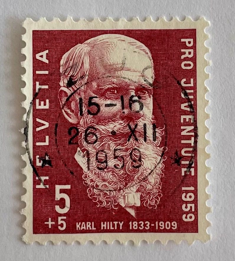 Alle Briefmarken: Briefmarke - Pro Juventute 1959 5+5 Rp. – Gebraucht aus Zürich von T_H_O_M_A_S