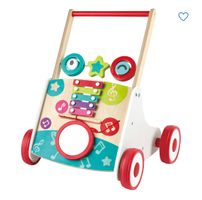 Colorful Wooden Baby Walker with Music