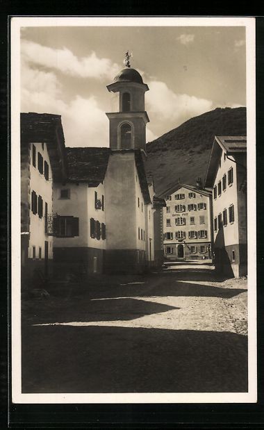 Cartoline postali: AK Bivio, Partie am Hotel Post, 1939 – Usato da Berlin venduto da bartko-reher