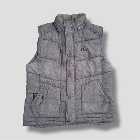 Evisu grey winter vest Winterjacke 90s (nike stüssy umbro)